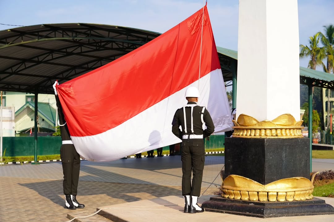 Panglima Divif 2 Kostrad Hadiri Upacara Peringatan HUT ke-80 Kemerdekaan RI