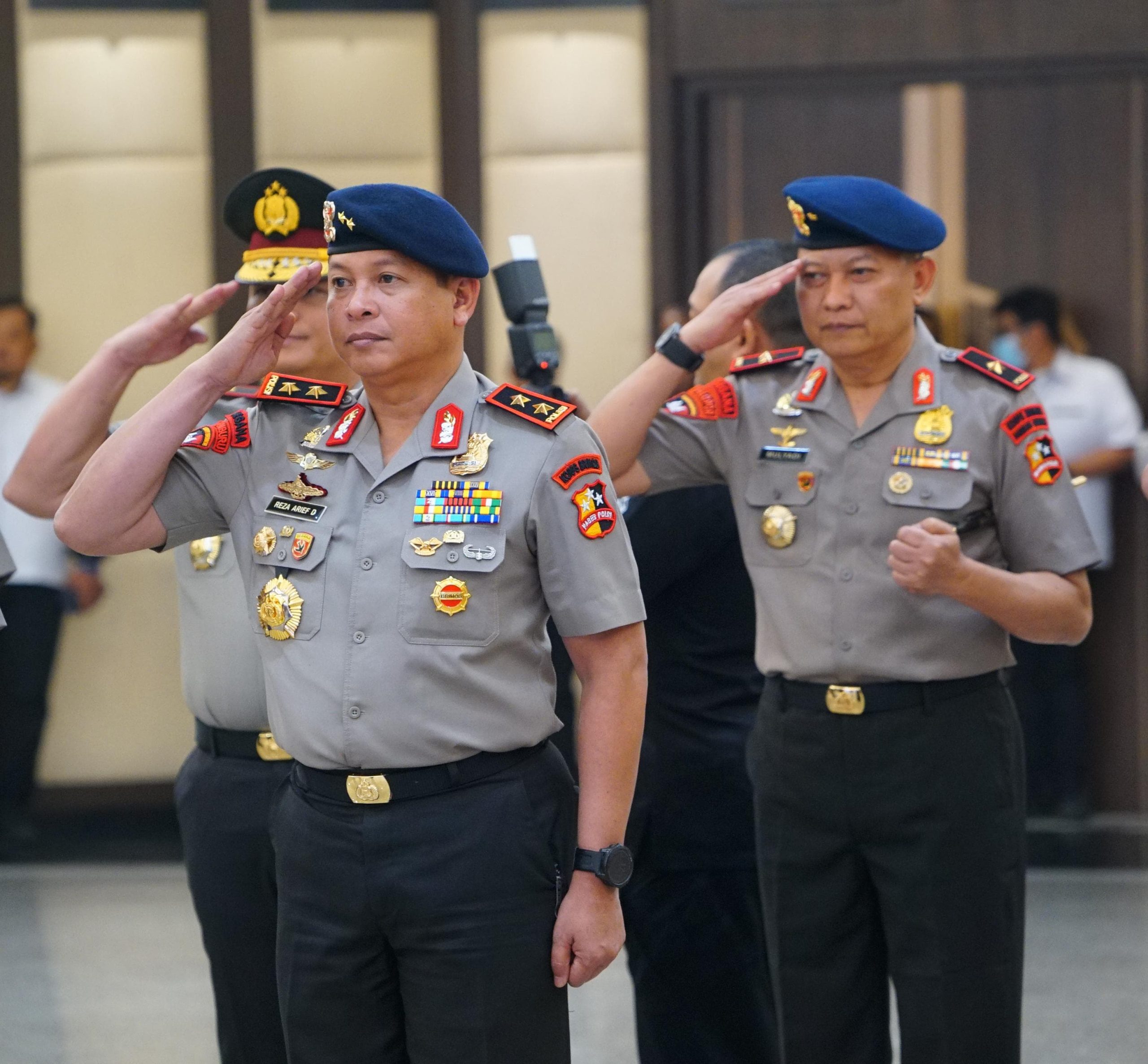 Kapolri Pimpin Kenaikan Pangkat Pati Polri, Dankorbrimob Resmi Sandang Pangkat Baru
